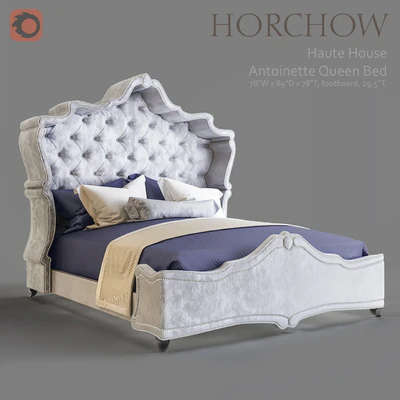 Haute House Antoinette Queen Bed, Horchow — Ver 1