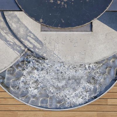 Landscape Furniture  with Fountain - Architect Element 09 — Вид 7