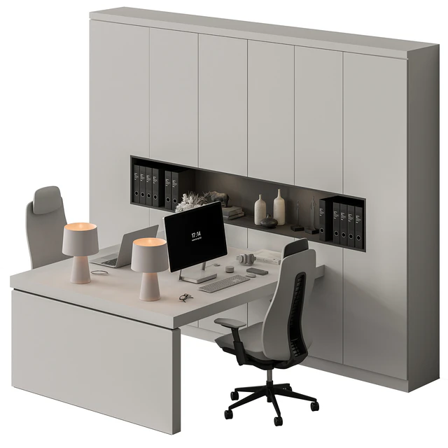 Employee Set - Office Furniture 504 — Descargar
