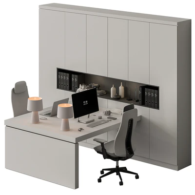 Employee Set - Office Furniture 504 — Ver 6