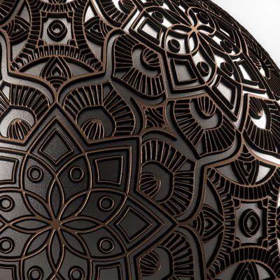 Metal Materials 18- Ornament Metal panels, Pbr 4k Seamless — Вид 6