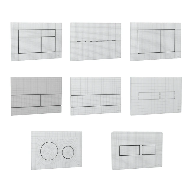 TECE flush buttons for installation (8 pcs.) — Descargar