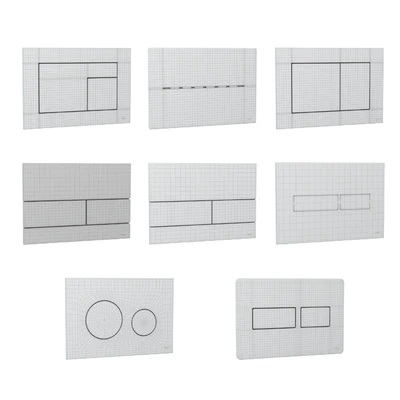 TECE flush buttons for installation (8 pcs.) — Ver 4