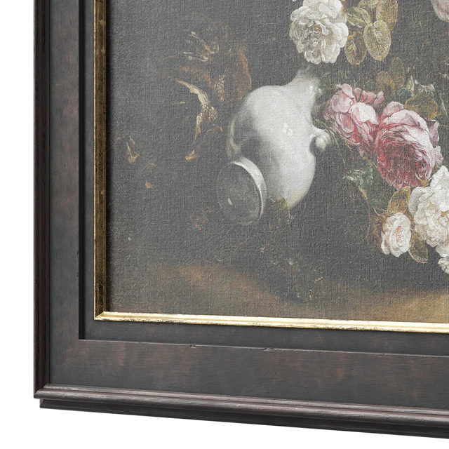 Classic frame with floral still life — Descargar