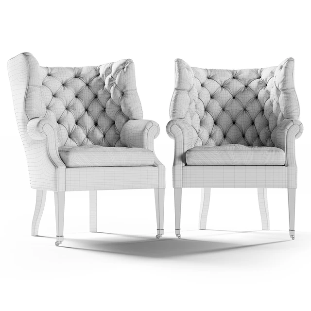 Restoration Hardware Wing Chair — Скачать