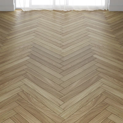 Parquet board from walnut in three types of layout — Ver 3