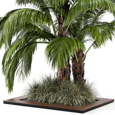 Outdoor Garden set bush and Tree - Garden Set 331 — Вид 5