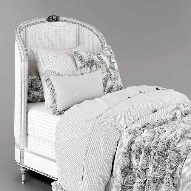 Aveline bed, Restoration Hardware — Скачать