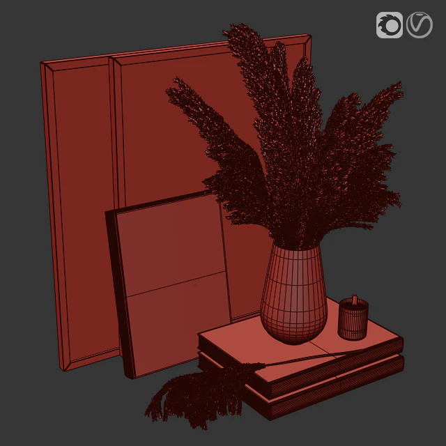 Decor set 20 Pampas grass — Скачать