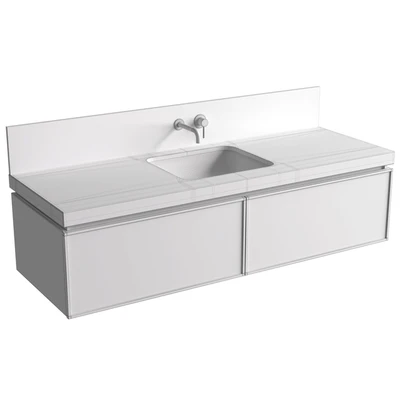 Bathroom Cabinets with washbasins in modern style. Bathroom furniture.Bathroom Sink Cabinets — Ver 4
