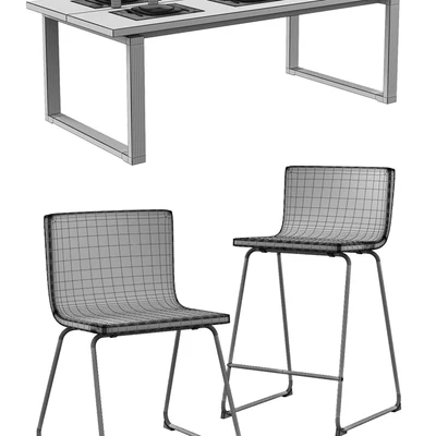 Ikea / Morbylanga Table + Bernhard Chair — Ver 3