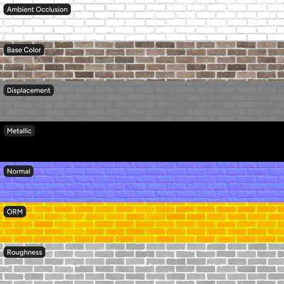 splitface running bond brick wall texture brown — View 4