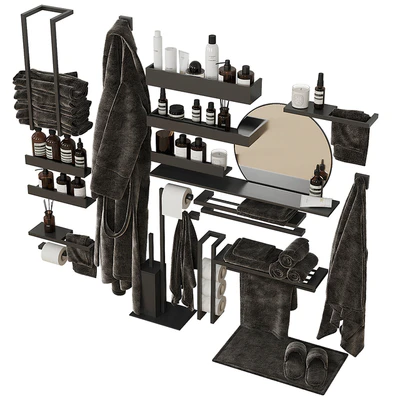 Decorative bathroom set 205 — Ver 6