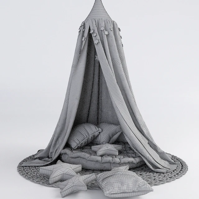 Nursery canopy with pillows — Descargar