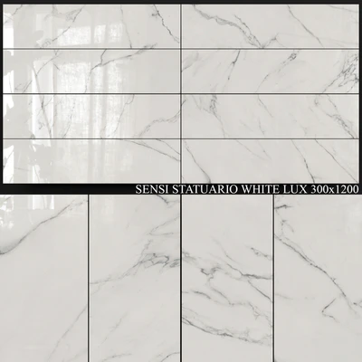 ABK Sensi Statuario White Lux 300x1200 — Скачать