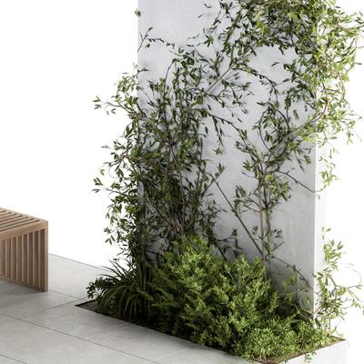 Roof Garden and Landscape Furniture with Pergola 06 — Вид 5