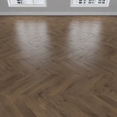 Parquet Oak, 3 types: herringbone, linear, chevron. — Ver 3