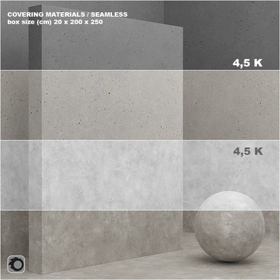 Material (seamless) - coating, concrete, plaster set 49 — View 1