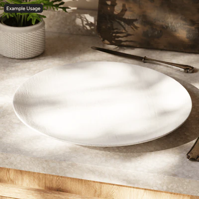 speckled glazed ceramic pottery texture white — Ver 7