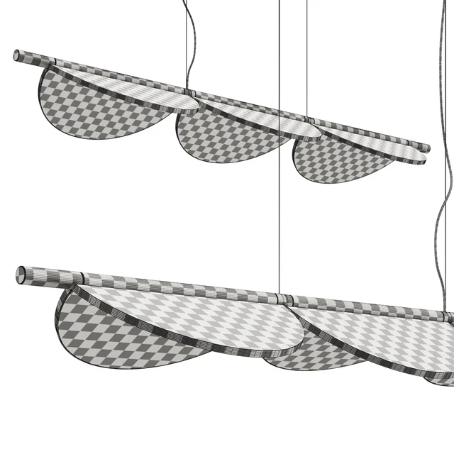 Flos Almendra S3 Linear Pendant Lamp — Скачать