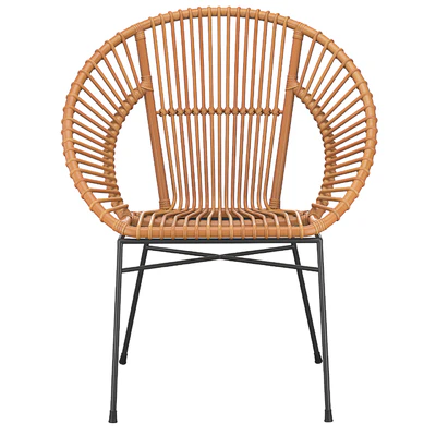 Rattan Accent Chair Natural Sarita — Ver 7