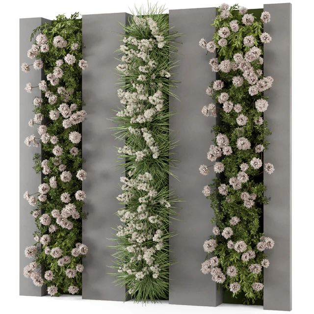 Outdoor Wall  Vertical Garden Set - Set 1082 — Скачать