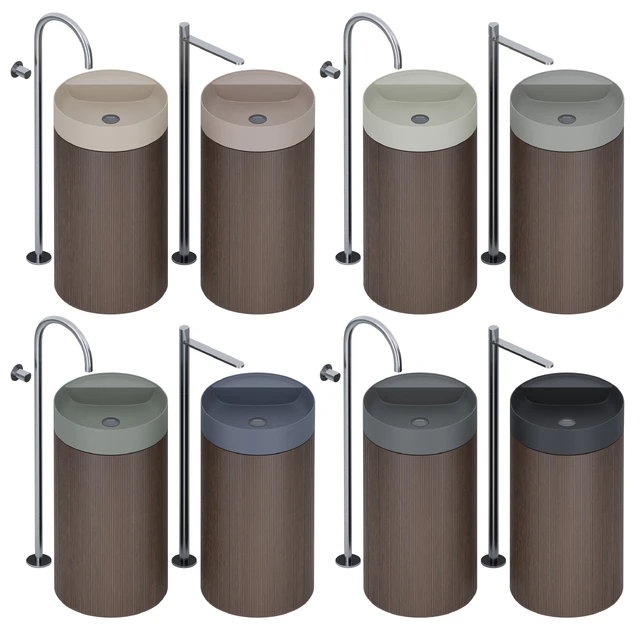 Antonio Lupi Rigatino 1 set of 20 colors + 2 materials + смесители INDIGO — Скачать