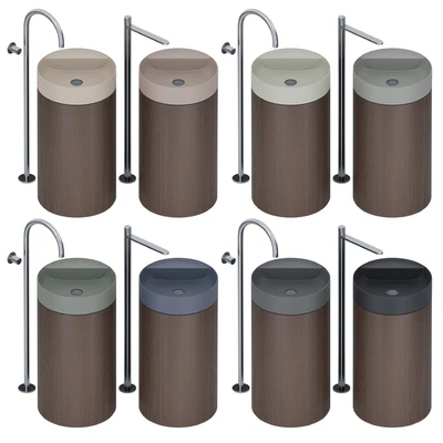 Antonio Lupi Rigatino 1 set of 20 colors + 2 materials + смесители INDIGO — Вид 5