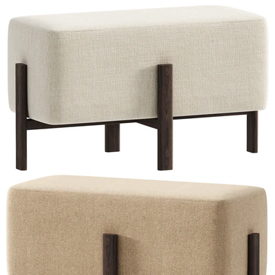 Pouf, Emmy bench from iModern — View 6