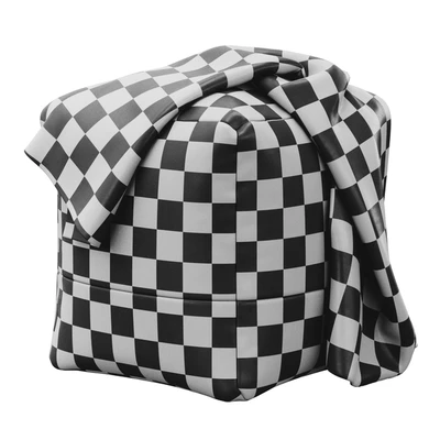 Cotton Canvas Square Pouf by Westelm — Ver 5