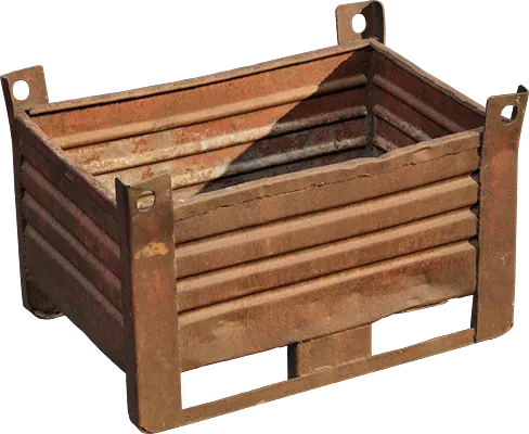 industrial junkyard crate metal 001 — Descargar