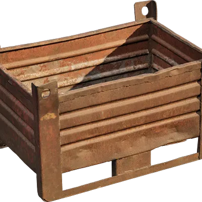 industrial junkyard crate metal 001 — Descargar