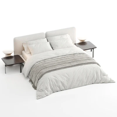 Bed Minotti Tatlin Cover — Ver 6