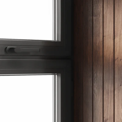 A set of plastic windows with wooden trim. — Вид 7