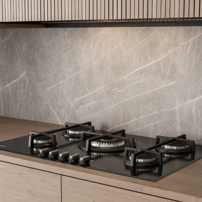 Kitchen Modern - Black and Wood 76 — Ver 4