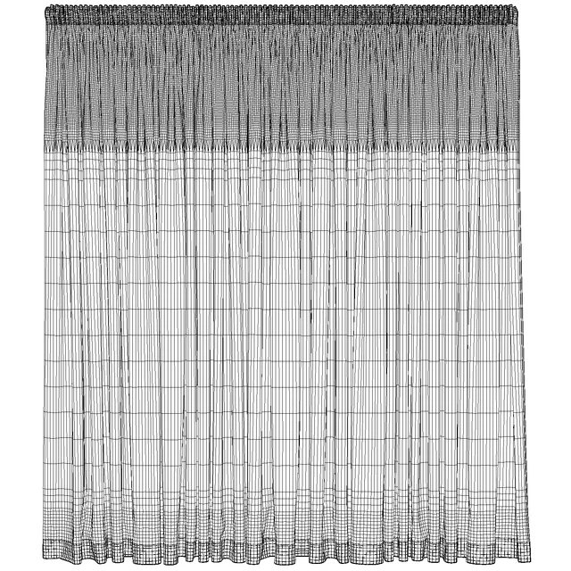 Linen Translucent Curtain — Descargar