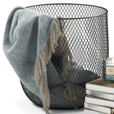 METAL BASKET DECOR 08 — Ver 5