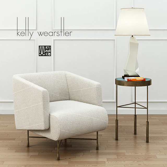 KELLY WEARSTLER BIJOUX LOUNGE CHAIR — Скачать