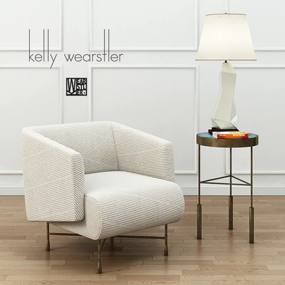 KELLY WEARSTLER BIJOUX LOUNGE CHAIR — Вид 1