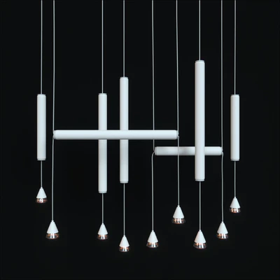 Pendant lamp BROKIS PURO WHITE — Вид 1