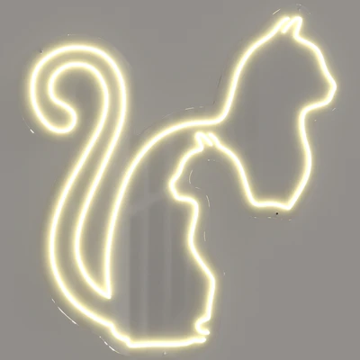 Set of neon lights Cats 01 — Ver 3