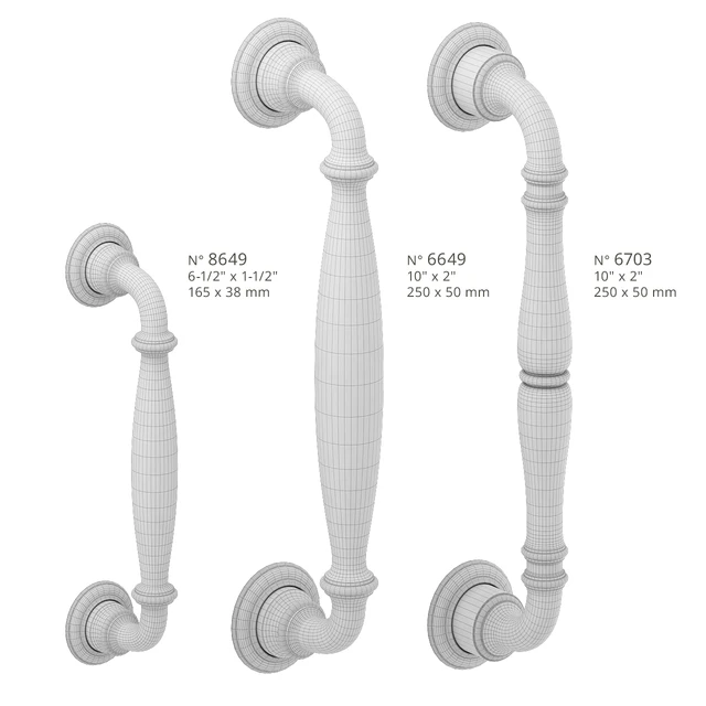 Door Pull Handles Nanz N° 6649, 6703, 8649 — Скачать