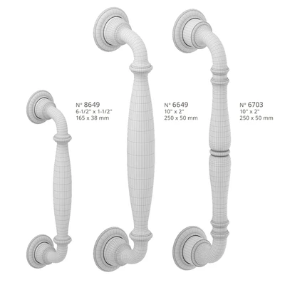 Door Pull Handles Nanz N° 6649, 6703, 8649 — Вид 3