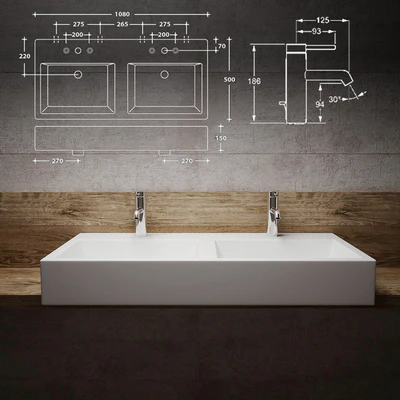 Overhead sinks Hidra Loft — Ver 2