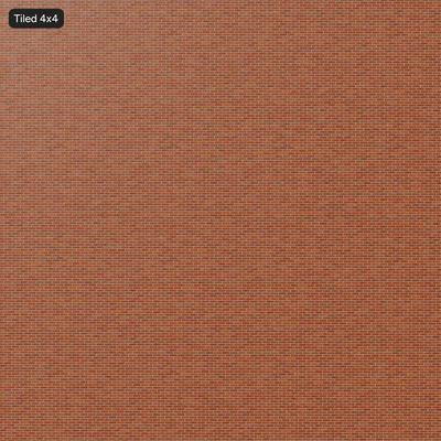 smooth running bond brick wall texture — View 5
