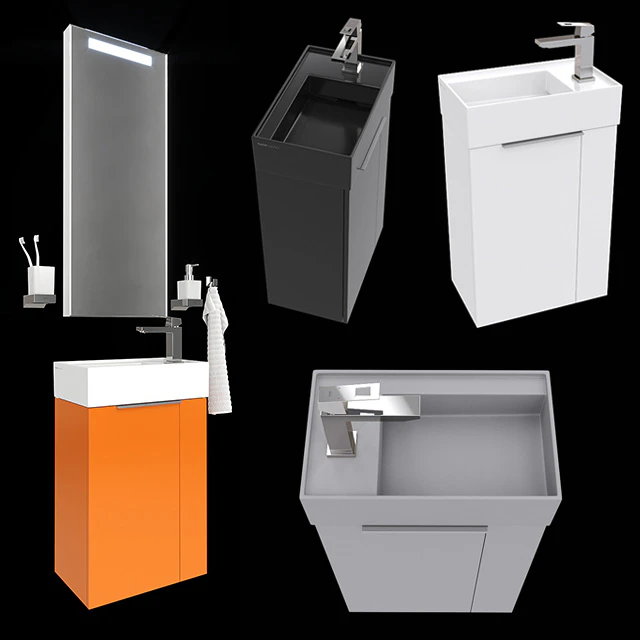 Mini-washbasin Laufen Kartell 815334 (815335). — Descargar