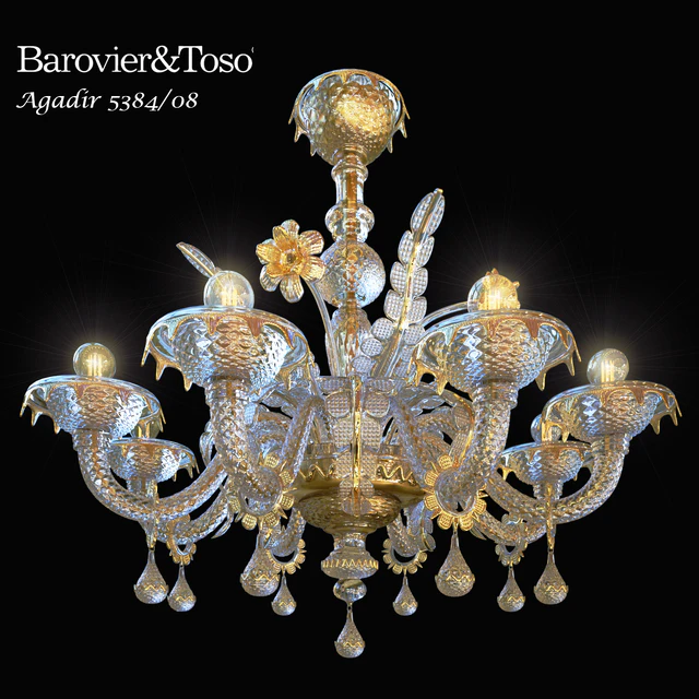 Chandelier Barovier & Toso Agadir 5384/08 — Descargar