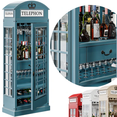 TelephoneBox DrinksCabinet — Вид 1