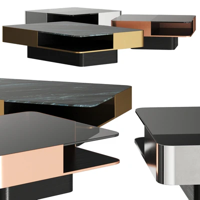 Red Edition Lounge Coffee Tables — Вид 1