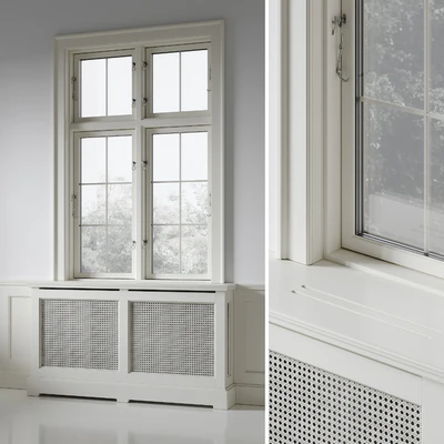 Классическое окно с экраном радиатора 005 — Вид 6